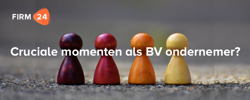 De 6 verschillende fasen waar elke BV doorheen gaat